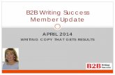 B2B Writing Success Member Update · Leads are the lifeblood of every business ... webinar I’ll have info on four lead-gen resources specifically for B2B . GKIC Superconference