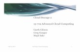 Cloud Storage 2 15-719 Advanced Cloud Computinggarth/15719/lectures/15719-S17-Storage2-comb.pdfo Individual switches have little policy (just simple forwarding rules) • Individual