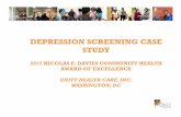DEPRESSION SCREENING CASE STUDYCase Study. Local Problem. 0 5 10 15 20 25 30 35 % Uninsured or income < 100% of FPL General ... of undiagnosed and untreated depression. Depression