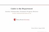 Guide to the Department - Graduate Physics and Astronomy ...graduate.physics.sunysb.edu › orientation › 2018 › welcome.pdf · Cheng-Tsung Tsai (National Cheng Kung) Makato Tsuneto