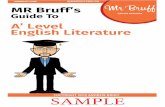SAMPLE - MrBruff.com€¦ · Literary terminology is technical vocabulary that is used to analyse literary texts; for example, simile, onomatopoeia and metaphor. In this chapter,