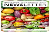 Christ Church United Reformed Church NEWSLETTER4 | Christ Church URC Newsletter seasons with clocks and calendars, they are man made, but through truth and revelation. Every aspect