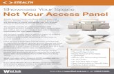Showcase Your Space Not Your Access Panel · Gypsum (GFRG) ceiling and wall access panels that are designed to blend seamlessly into any drywall ceiling or wall where periodic access