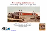 Transacting global business Structuring export sales to get paids3.amazonaws.com/gpi-assets/uploaded_media/17/original.pdf · 2013-09-04 · In fact, international business is …