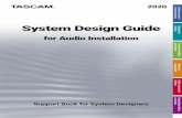 Conference rooms / System Design Guide - Tascam · banquet halls Retail / commercial facilities Broadcasting stations and studios Conference rooms / Corporate systems Educational
