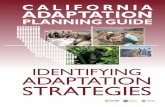 IDENTIFYING ADAPTATION STRATEGIESresources.ca.gov/...Adaptation_Strategies.pdf · The climate adaptation strategies included are examples of adaptation policies that can be implemented