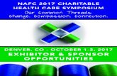 NAFC 2017 CHARITABLE HEALTH CARE SYMPOSIUM NAFC Symposiu… · Charitable Health Care Symposium, the only national educational venue that brings together medical directors, clinical