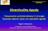 Infectologia Paulista - Apresentação do PowerPoint · 2017-02-22 · - Cefotaxima 1-2g (6/6h) + Metronidazol 500 mg (8/8h) - Ciprofloxacina 400mg (12/12h) + Metronidazol 500 mg