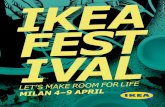 TheNewsMarket - APRIL...IKEA Festival’s underlying themes of play and creativity. Called ”Enfant Terrible”, her interior is an experi-mental bricolage that repurposes the IKEA