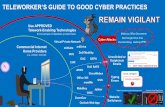 TELEWORKER’S GUIDE TO GOOD CYBER PRACTICES...Bad Google Drive links TELEWORKER’S GUIDE TO GOOD CYBER PRACTICES Commercial Internet Home Providers e.g., Verizon, Comcast Use APPROVED