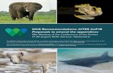 Proposals to amend the appendices WCS Recommendations ....… · The Wildlife Conservation Society (WCS) is a global conservation organization that takes a science-based approach