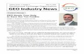 2ing Volume Three GEO Industry News · GEO Industry News Page 5 GEO Supports OGA Stand Against Expanding Natural Gas in Ontario May 16 – The Ontario (Canada) government is planning