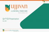 Q4 FY20 Presentation - ujjivansfb.in · This presentation has been prepared by Ujjivan Small Finance Bank Limited (the ^ ank) solely for information purposes, without regard to any