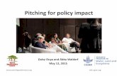 Pitching for policy impact - INCLUDE Platform Pitching Skills (Pitching to Investors) - by Hristo Neychev