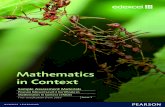 Mathematics in Context - Pearson qualifications · awarding body offering academic and vocational qualifications that are globally recognised and benchmarked. For further information,