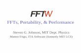 FFTs, Portability, & Performancedspace.mit.edu/.../contents/lecture-notes/lec10.pdf · 2019-09-12 · Cache-oblivious scheduling (cache .EQ. registers) Optimized C code (or other