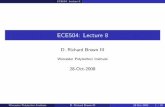 ECE504: Lecture 8 - Worcester Polytechnic Institutespinlab.wpi.edu/courses/ece504_2008/8.pdf · ECE504: Lecture 8 Positive Deﬁnite and Positive Semi-Deﬁnite Matrices Deﬁnition