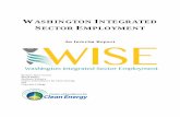 WASHINGTON INTEGRATED SECTOR EMPLOYMENTcleanenergyexcellence.org/.../Washington-Integrated-Sector-Employm… · LEAN Six Sigma ... Certificate and Degree programs focused on the targeted