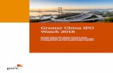 Greater China IPO Watch 2018 - PwCGreater China IPO Watch 2018 | 5 15 Turnover value and market capitalisation 16 Top ten IPOs in Greater China from 2014 to 2018 18 Top ten IPOs in