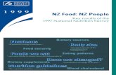 1999 NZ Food: NZ People€¦ · NZ Food: NZ People ‘...are more likely to choose lower fat dairy products’ ‘35 percent of energy came from...’ ‘Seventeen percent of the