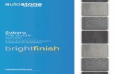 Subaru Tile Guide · 2020-04-29 · The DCOF (dynamic coefﬁcient of f riction) rating for this tile increases with this ﬁnish. Our brightﬁnish embeds micro-granule traction