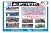 TINNEY WIRE PRODUCTS, LLC - secure-s3.serverdata.com · Steel Hauler Trucks, (3) Flat Bed Trailers, Air Compressors, Shop / Support Equipment Rebar and Wire Coil Inventory TINNEY