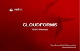 CLOUDFORMS - Red Hatpeople.redhat.com/.../jan2015/cloudforms.pdf · enterprise linux bare-metal red hat cloudforms cloud operations management governance and compliance it service
