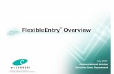 FlexibleEntry Overview - ビジネスインテグレーターのNTT ...€¦ · NTT COMWARE CORPORATION CONFIDENTIAL PROPRIETARY 4 Image of future BSS/OSS Solutions of FlexibleEntry-Promotion