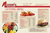Catering Menu - Masso's Deli and PizzeriaCATERING MENU Substitution available. Priced accordingly. Variety of fresh Italian breads and rolls available for all your catering needs Paper