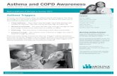 Asthma and COPD Awareness - Molina Healthcare...Asthma and COPD Awareness • Summer 2013 • Michigan 6 MolinaHealthcare.com Asthma Action Plan An action plan is a written daily routine.