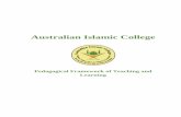 Australian Islamic College · Pride, professionalism, consistency and presentation • Every day matters – attendance 95% plus • Students and staff on time and well prepared •