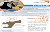 WATER, SANITATION & HYGIENE - Afghanistan (4).pdf · Project Herat, Ghor and Badghis Provinces NZ private donors October 2016 - ongoing 720 children $36,234 Multi-Province WASH in