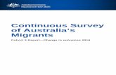 Continuous Survey of Australia’s Migrants...Continuous Survey of Australia’s Migrants—Cohort 3 Report—Change in outcomes 2016 | Page 4 of 20 Labour market outcomes of Skilled