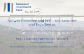 Railway Financing and PPP – EIB Activities and Experiences · Corporate Presentation 2017 24/11/2017 1 Railway Financing and PPP – EIB Activities ... 1990-2016 European Investment