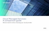 Cloud Managed Services: A comparison guide · Cloud Managed Services: A comparison guide 3. Agility to capture the value of Artificial Intelligence (AI) computing ... solutions, and