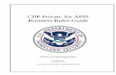 CBP Private Air APIS Business Rules Guide€¦ · CBP Private Air APIS Business Rules Guide, Version 2.0 – Page 1 I. Methods of Submission Private aircraft pilots (or their designees)