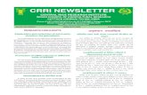 CRRI NEWSLETTERicar-nrri.in/wp-content/uploads/2018/06/crnljulsep12.pdf · 2018-06-05 · 2 CRRI Newsletter, July-September 2012 Development of new CMS lines Short duration drought