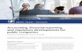 Accounting, financial reporting, public companies€¦ · Accounting, financial reporting, and regulatory developments for public companies FOURTH QUARTER 2019 UPDATE In this update,