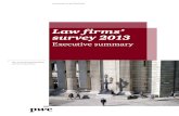 Law firms’ survey 2013 - PwC › jg › en › publications › law-firms... · Law firms’ survey 2013 PwC 3 Introduction and key themes With the global economy now beginning