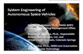 System Engineering of Autonomous Space Vehicles · System Engineering of Autonomous Systems 4 Elegant System Engineering requires Understanding the Mission Context System Applications