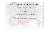 Curriculum Vitae of Atiyyah Saloojee › sites › default › ugfiles › ... · Curriculum Vitae of Atiyyah Saloojee Graduate Urban & Regional Planner (BSc URP, BSc URP Hons, Wits)