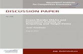 Cross-Border M&As and Innovative Activity of Acquiring and ...€¦ · Cross-Border M&As and Innovative Activity of Acquiring and Target Firms Joel Stiebale 1 August 2014 Abstract:
