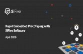 Rapid Embedded Prototyping with SiFive Software€¦ · Bootloaders Device tree binary Linux kernel images Disk images Bare metal software development Example programs Industry standard