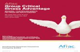 Aflac Group Critical Illness Advantage...FACT NO. 1 FACT NO. 2 Coverage underwritten by Continental American Insurance Company (CAIC) A proud member of the Aflac family of insurers