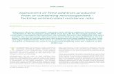 Assessment of feed additives produced from or containing …jornades.uab.cat/workshopmrama/sites/jornades.uab.cat... · 2018-07-23 · Products or Substances used in Animal Feed (FEEDAP)