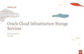 Oracle Cloud Infrastructure Storage Services · •NoSQL databases(e.g. Cassandra, MongoDB, Redis), •in-memory databases, •Scale-out transactional databases, •Data warehousing