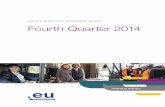EURID’S QUARTERLY PROGRESS REPORT Fourth Quarter 2014 · successful registry-registrar relations. In addition, EURid participated at Arab IGF and gave a pres-entation on the IDN