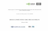 DOCUMENTO DE RESUMEN to Building IABIN/IABIN... · El presente documento contiene un resumen de los estudios de antecedentes. El trabajo ha sido efectuado por Nippon Koei UK Co Ltd,