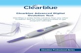 Clearblue Advanced Digital Ovulation Test · 2017-12-05 · Clearblue Advanced Digital Ovulation Test Today’s busy lifestyles mean women often wish to actively plan their families