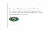US Department of Energy · and Shawn Stone (N3B) FY 2018 Mitigation Action Plan Annual Report for the 2008 SWEIS. ii . ... The 2008 Final Site-Wide Environmental Impact Statement